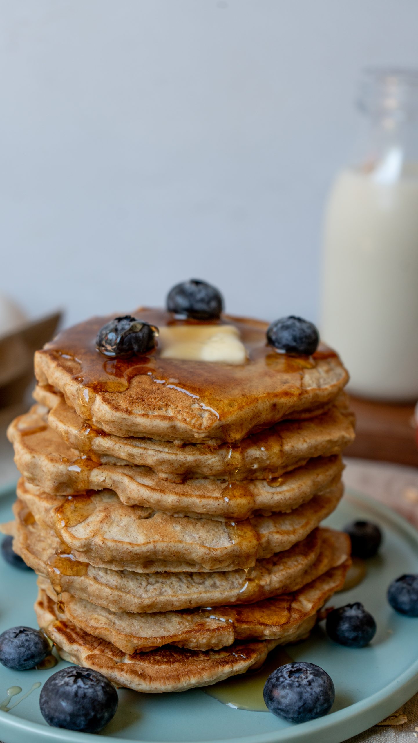 Stack of Oatmilk Pancakes