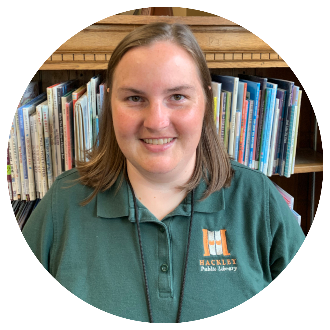 librarian looking at camera smiling